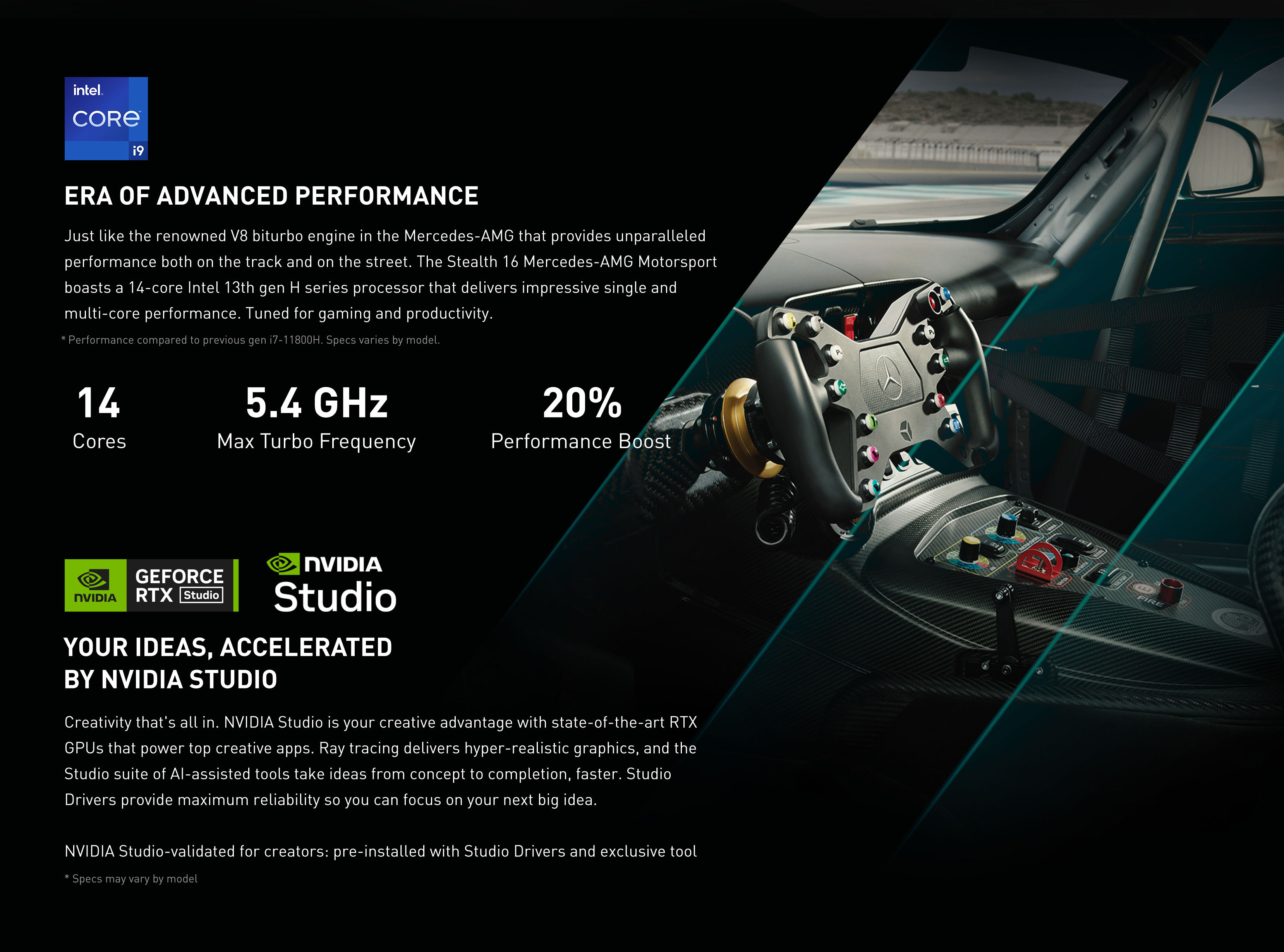 MSI Stealth 16 Mercedes AMG Gaming Laptop